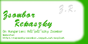 zsombor repaszky business card